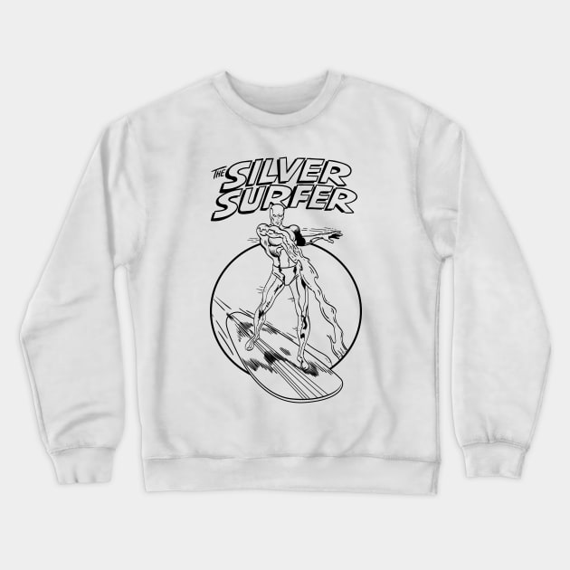 silver surfer Crewneck Sweatshirt by redwane